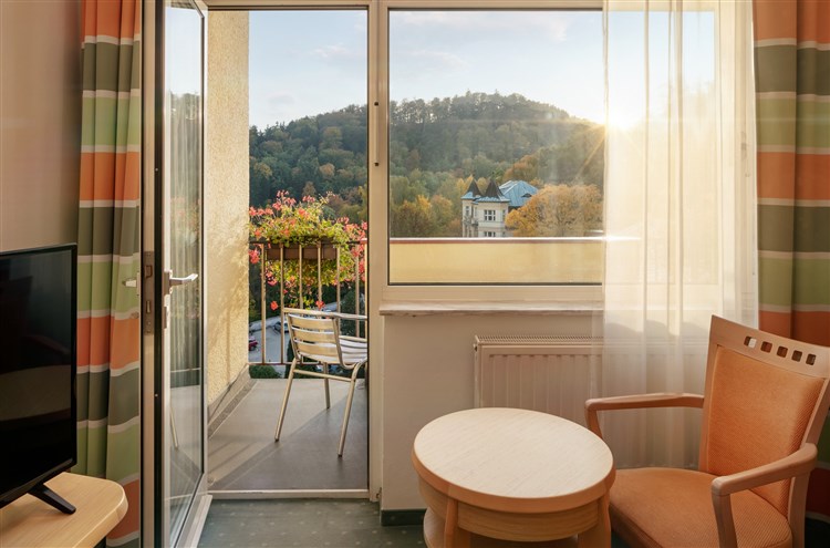 Výhled z pokoje | SPA RESORT SANSSOUCI - Karlovy Vary