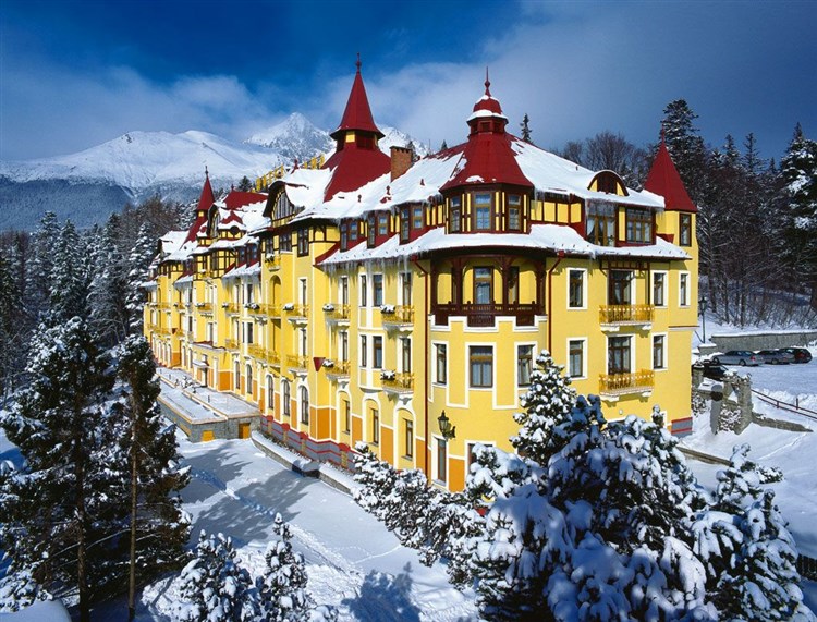 hotel v zimě | GRANDHOTEL PRAHA - Tatranská Lomnica