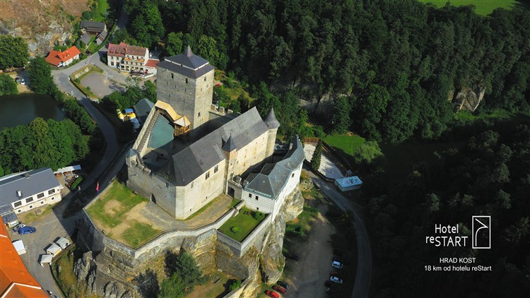 Výlety do okolí - Kost | JIČÍN - MĚSTO POHÁDKY, Hotel RESTART