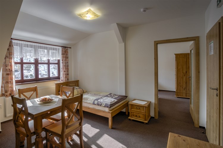 třílůžkový apartmán - vstupní pokoj | RELAX PENSION SCHÖNWALD - Budišov nad Budišovkou - Podlesí