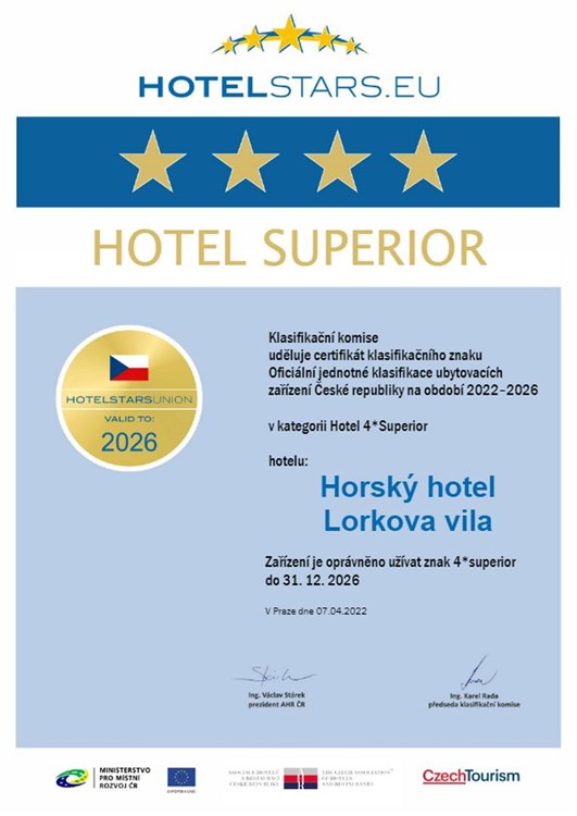Horský hotel LORKOVA VILA - Čeladná