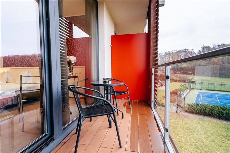 Pokoj - balkon | K-TRIUMF RESORT - Velichovky