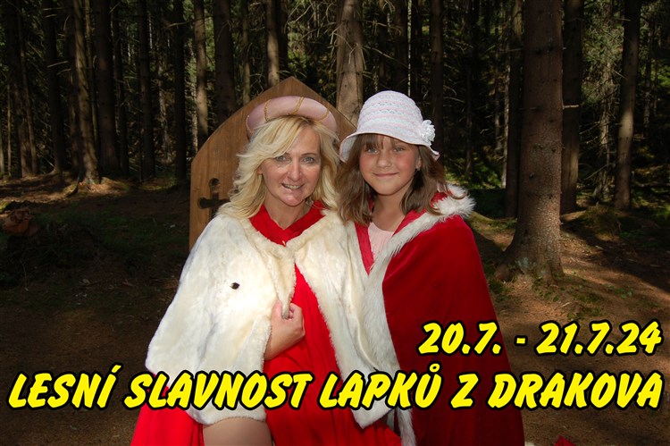 Lesní slavnost lapků z Drakova, zdroj: Spolek přátelé Vrbenska | LESNÍ SLAVNOST LAPKŮ Z DRAKOVA - Vrbno pod Pradědem