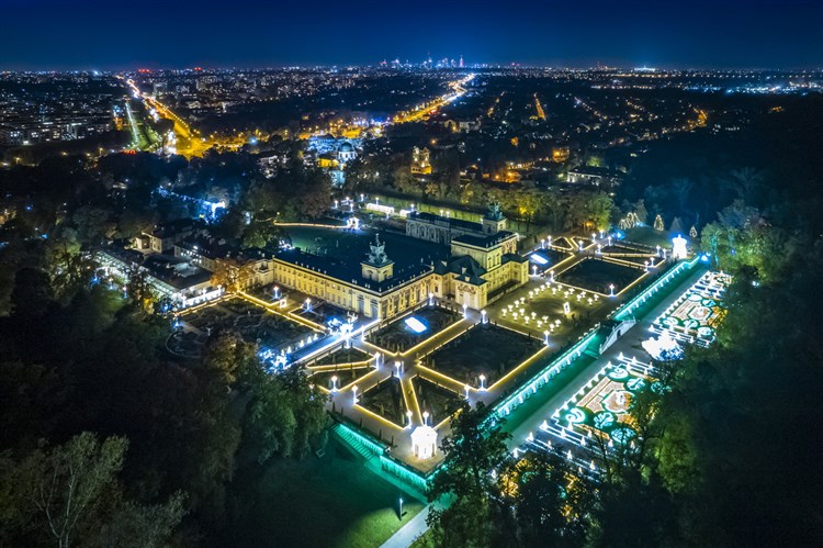 Královská zahrada světla ve Wilanówě | REGENT WARSZAW HOTEL - Varšava