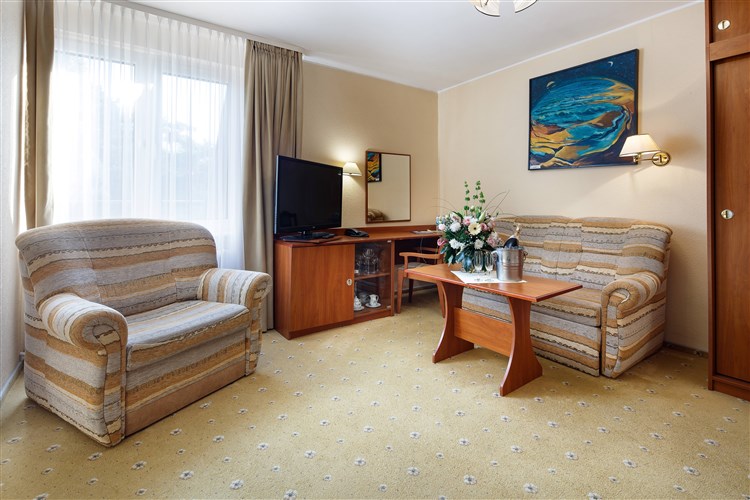 Pohled na apartmán hotelu WODNIK HOTEL & SPA | WODNIK HOTEL & SPA - Leba