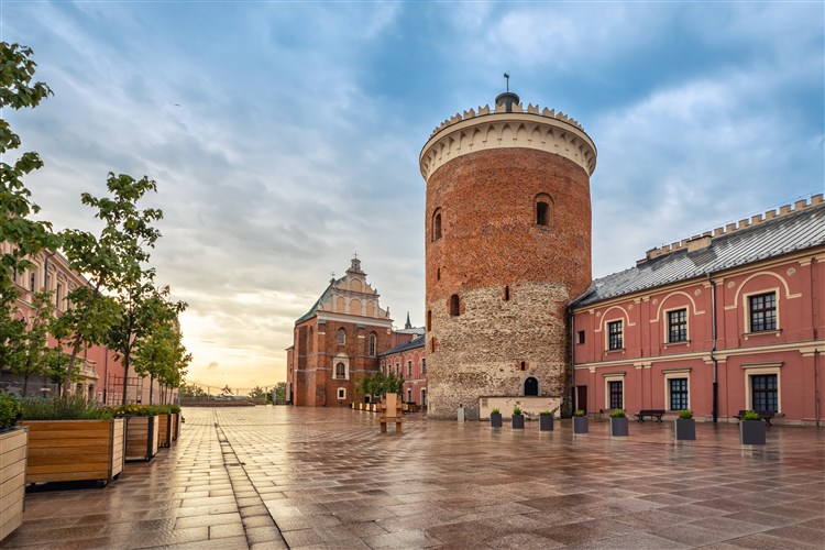 Královský hrad v Lublinu - vnitřní nádvoří s věží a kaplí Nejsvětější Trojice. | HOLIDAY INN EXPRESS LUBLIN - Lublin