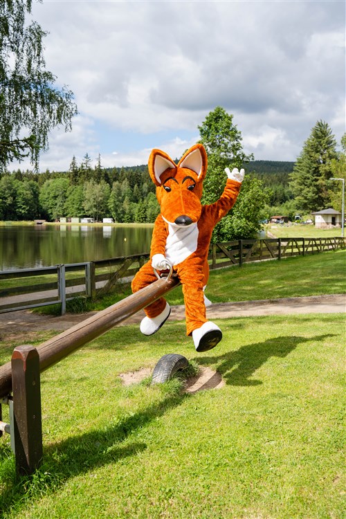 maskot liška Eliška | OREA RESORT DEVĚT SKAL VYSOČINA - Milovy