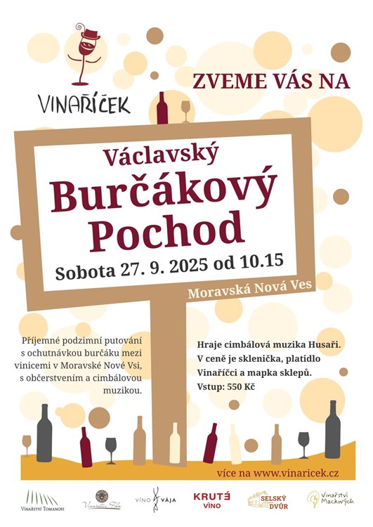 VÁCLAVSKÝ BURČÁKOVÝ POCHOD, Hotel PANON - Hodonín