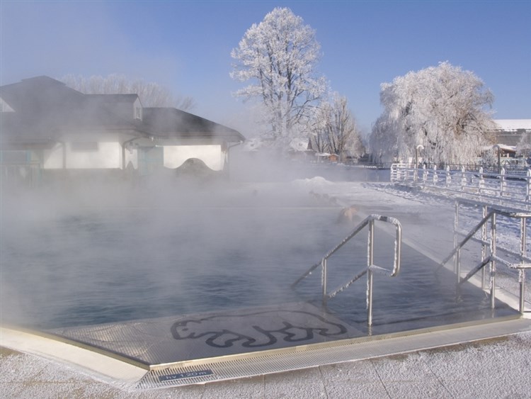 AquaCity Poprad v zimě | RIVERSIDE - Poprad