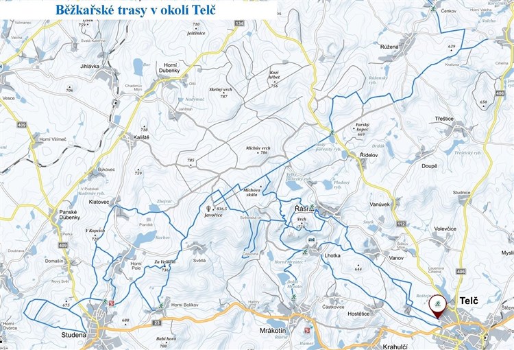 běžecké trasy v okolí | PANGEA - Telč