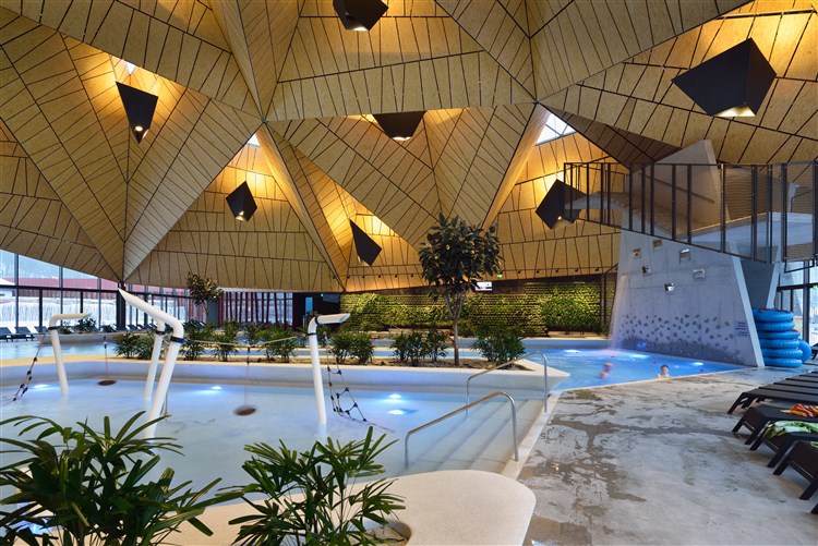 Pohled na wellness centrum hotelu Breza v Terme Olimia. | BREZA**** - Terme Olimia