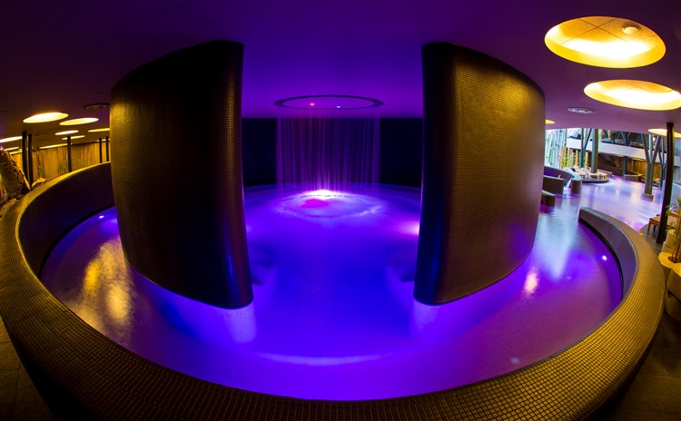 Pohled na vířívou vanu wellness Orchidelia. | BREZA**** - Terme Olimia