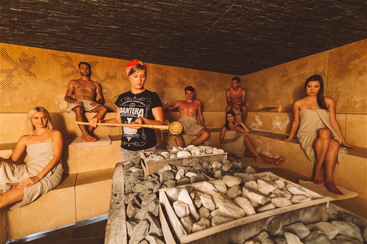 Horkovzdušná sauna ve SPA hotelu Terme. | BREZA**** - Terme Olimia